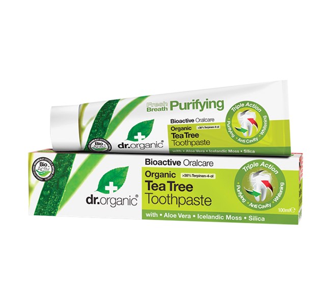 Dr Organic Toothpaste Tea Tree 100ml